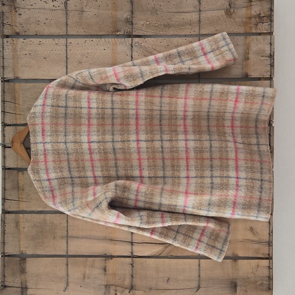 Bernardo plaid wool blend coat - Picture 2 of 4